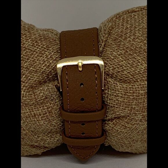 Michael Kors Runway MK3179 Women's Brown Leather Analog Dial Quartz Watch WFH177 - Picture 5 of 11